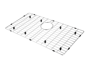 Grid in bottom of Handmade Sink 